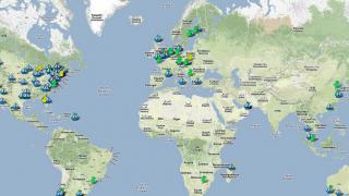 Weta World-Map - Stand November 2012